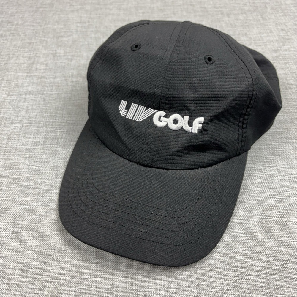 LIV Golf Trump National Doral Hat Cap Strap Back Mens One Size Black RARE